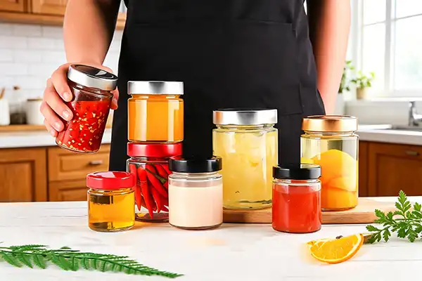 What glass jar is used for preserving food?